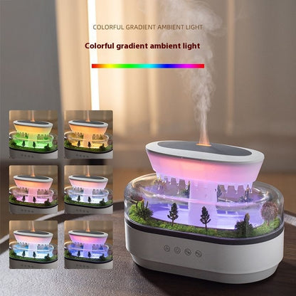 ZeraDrop Raindrop Humidifier – Aroma Diffuser & Night Light