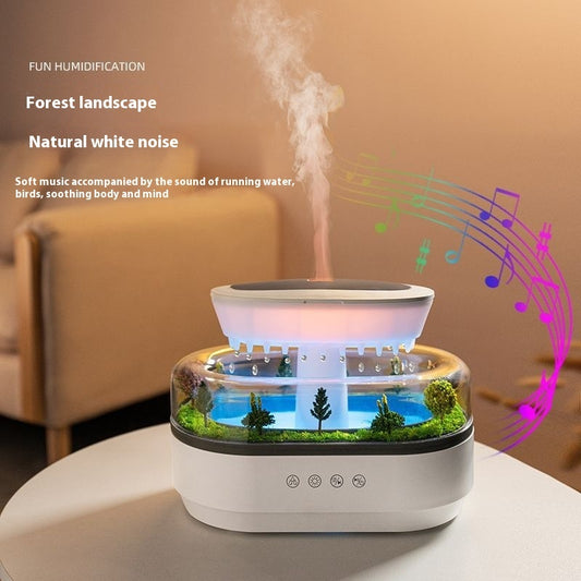 ZeraDrop Raindrop Humidifier – Aroma Diffuser & Night Light